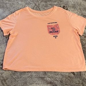 Girls' Justice Boxy Crop Top- Size 12